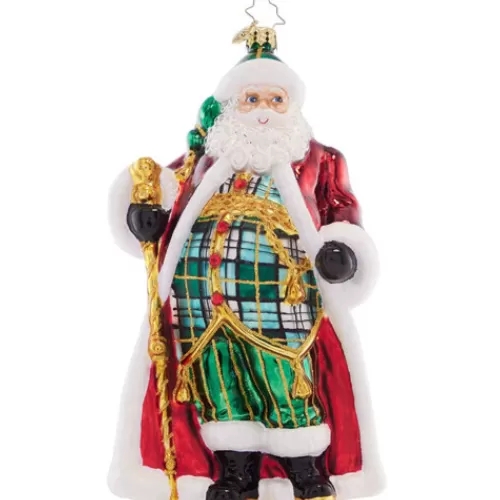 Santa Ornaments^Tannenbaum Holiday Shop Perfectly Plaid Santa