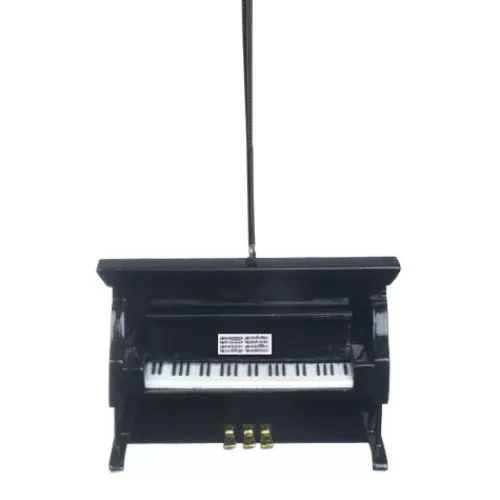 Music Ornaments>Tannenbaum Holiday Shop Piano Upright Black Ornament