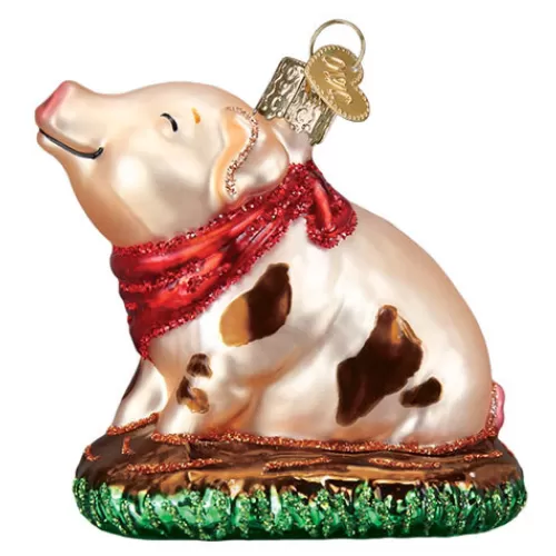 Animal Ornaments^Tannenbaum Holiday Shop Piggy In The Puddle