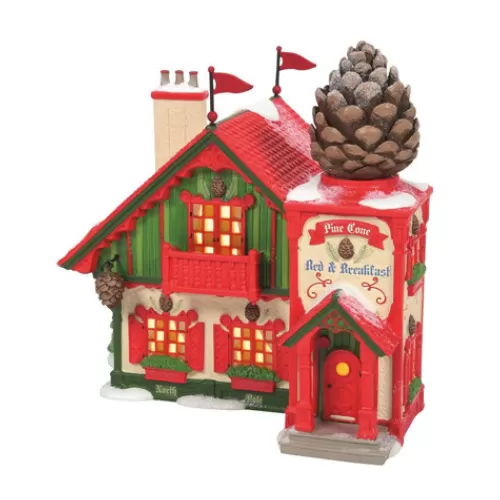 Department 56 - Villages^Tannenbaum Holiday Shop Pine Cone Bed & Breakfast