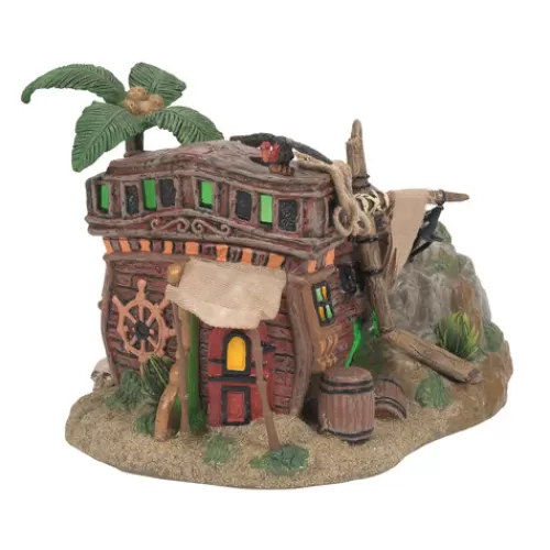 Department 56 - Halloween Village>Tannenbaum Holiday Shop Pirate Haven Hideaway