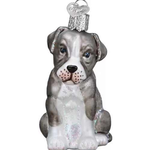 Animal Ornaments^Tannenbaum Holiday Shop Pitbull Pup