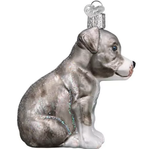 Animal Ornaments^Tannenbaum Holiday Shop Pitbull Pup