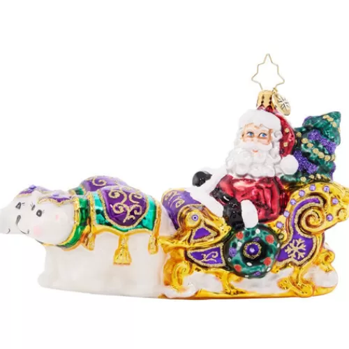 Animal Ornaments^Tannenbaum Holiday Shop Polar Pals Sleigh Ride