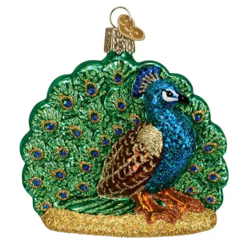 Animal Ornaments^Tannenbaum Holiday Shop Proud Peacock