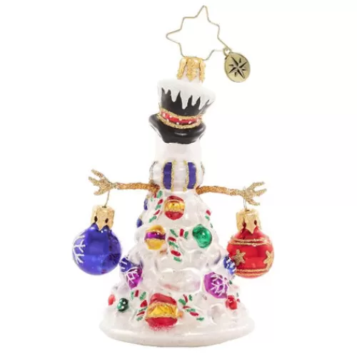 Snowman Ornaments>Tannenbaum Holiday Shop Quite A Lively Tree Gem