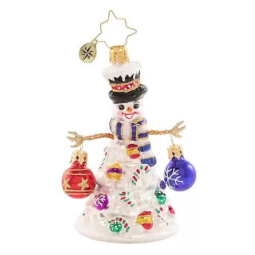 Snowman Ornaments>Tannenbaum Holiday Shop Quite A Lively Tree Gem