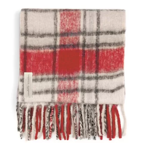 Indoor Decor^Tannenbaum Holiday Shop Red Cuddle Blanket