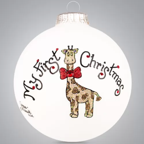 Baby Ornaments And Gifts^Tannenbaum Holiday Shop Red Giraffe My First Christmas