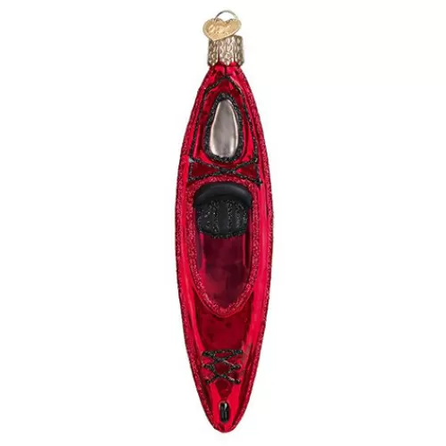 Door County Ornaments And Gifts>Tannenbaum Holiday Shop Red Kayak