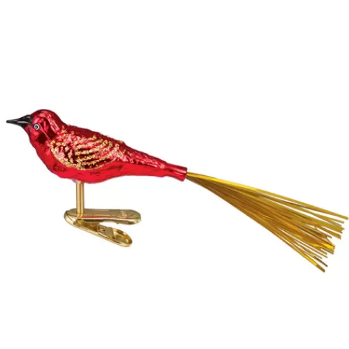 Animal Ornaments^Tannenbaum Holiday Shop Red Lovebird