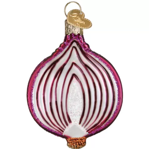 Food And Beverage Ornaments^Tannenbaum Holiday Shop Red Onion