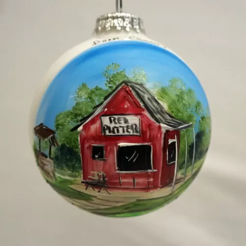 Door County Ornaments And Gifts>Tannenbaum Holiday Shop Red Putter Mini Golf