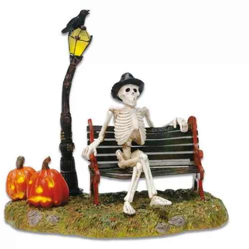 Department 56 - Halloween Village>Tannenbaum Holiday Shop Resting My Bones