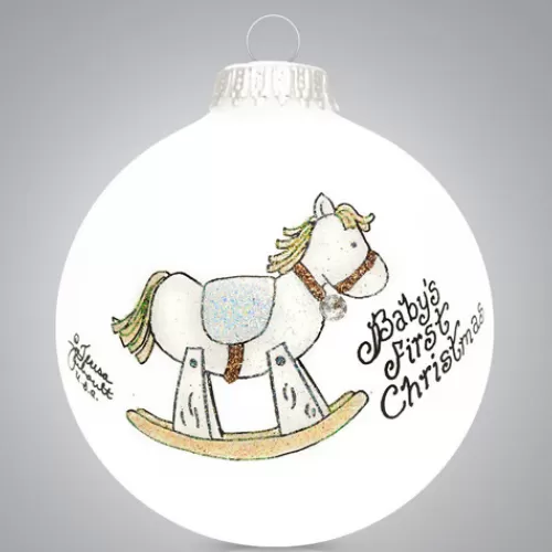 Baby Ornaments And Gifts^Tannenbaum Holiday Shop Rocking Horse Boy Ornament