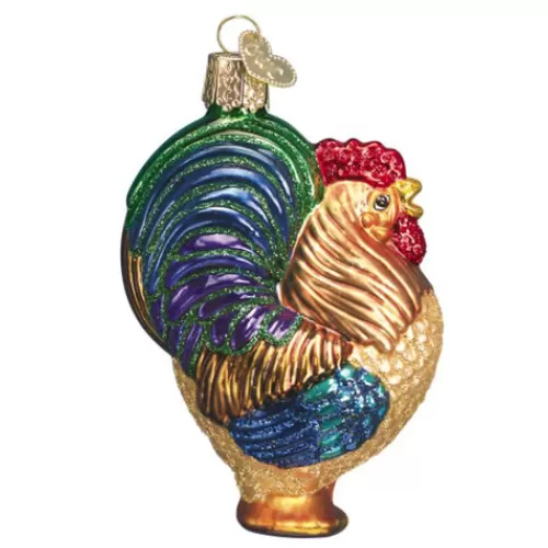 Animal Ornaments^Tannenbaum Holiday Shop Rooster Ornament