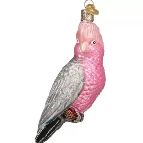 Animal Ornaments^Tannenbaum Holiday Shop Rose-Breasted Cockatoo