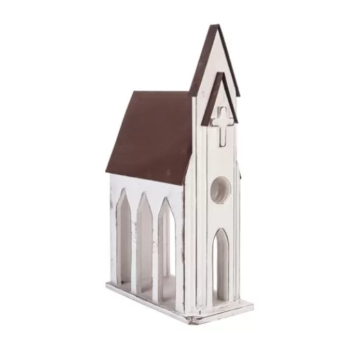 Indoor Decor^Tannenbaum Holiday Shop Rustic Church Card Holder