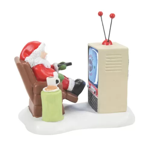 Department 56 - Villages^Tannenbaum Holiday Shop Santa At The Man Cave