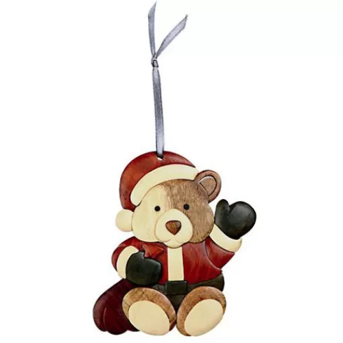 Animal Ornaments^Tannenbaum Holiday Shop Santa Bear Ornament