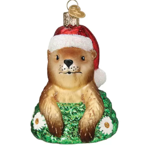 Animal Ornaments^Tannenbaum Holiday Shop Santa Groundhog