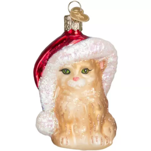 Animal Ornaments^Tannenbaum Holiday Shop Santa's Kitten