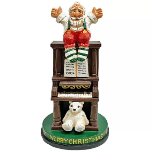 Santa Figurines>Tannenbaum Holiday Shop Santa's Piano, 2022 David Frykman Exclusive