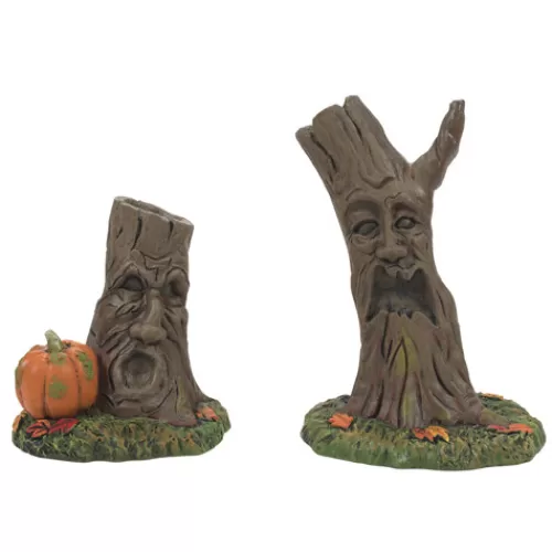 Department 56 - Halloween Village>Tannenbaum Holiday Shop Scary Stumps