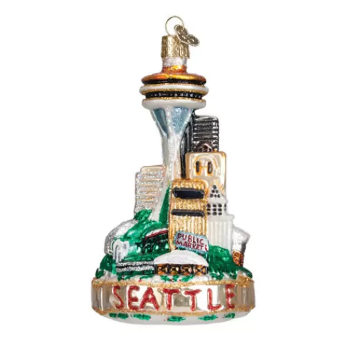 Travel And Destination Ornaments>Tannenbaum Holiday Shop Seattle Skyline