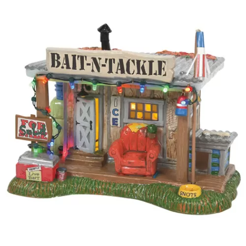 Department 56 - Villages^Tannenbaum Holiday Shop Selling The Bait Shop