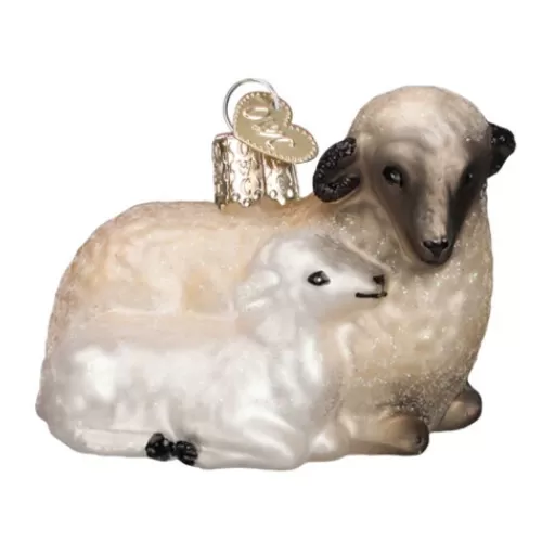 Animal Ornaments^Tannenbaum Holiday Shop Sheep With Lamb