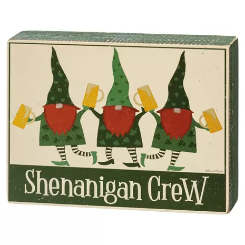 Indoor Decor^Tannenbaum Holiday Shop Shenanigan Crew Box Sign