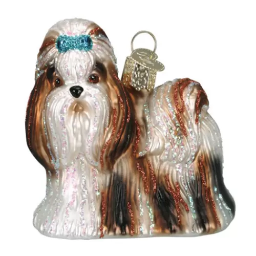 Animal Ornaments^Tannenbaum Holiday Shop Shih Tzu Ornament