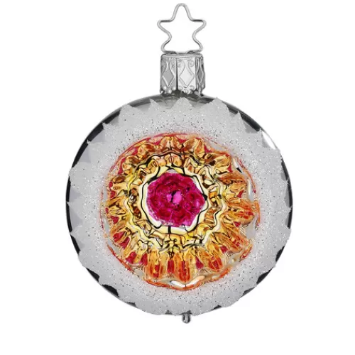 Traditional Christmas Ornaments>Tannenbaum Holiday Shop Shiny Silver Reflection Ornament