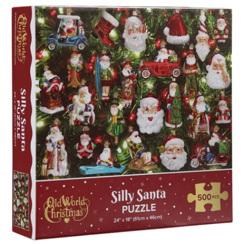 Puzzles And Toys>Tannenbaum Holiday Shop Silly Santa Puzzle