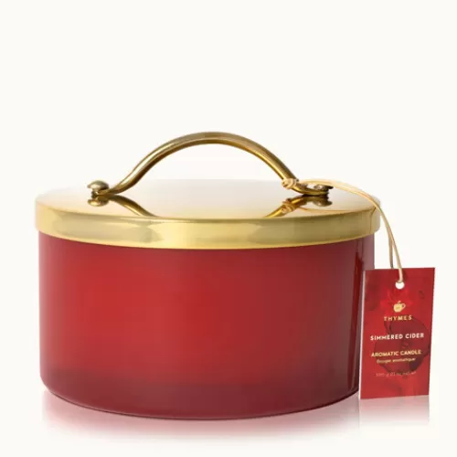 Candles And Home Fragrances^Tannenbaum Holiday Shop Simmered Cider Harvest Red 4-Wick Candle