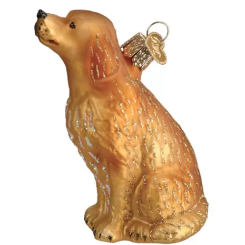 Animal Ornaments^Tannenbaum Holiday Shop Sitting Golden