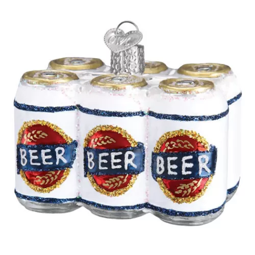 Food And Beverage Ornaments^Tannenbaum Holiday Shop Six Pack Of Beer