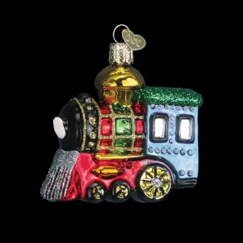 Novelty Ornaments^Tannenbaum Holiday Shop Small Locomotive