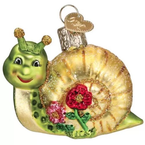 Animal Ornaments^Tannenbaum Holiday Shop Smiley Snail