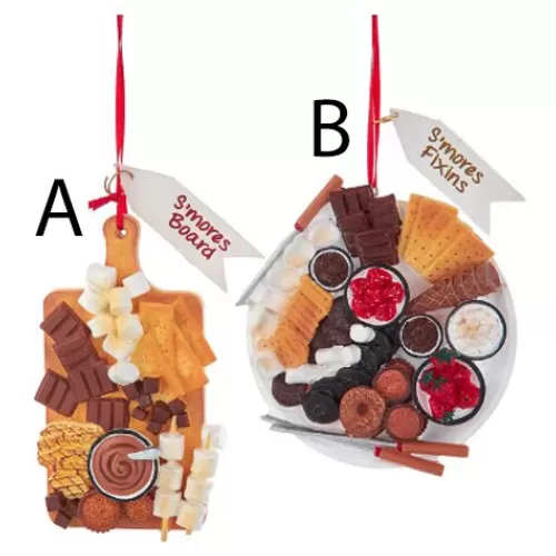 Food And Beverage Ornaments^Tannenbaum Holiday Shop S'Mores O Rd & Fixins' Orn Ments, 2