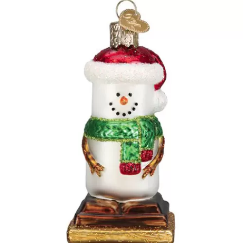 Snowman Ornaments>Tannenbaum Holiday Shop S'Mores Snowman