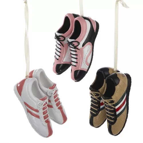 Novelty Ornaments^Tannenbaum Holiday Shop Sneakers Ornament 3 Assorted