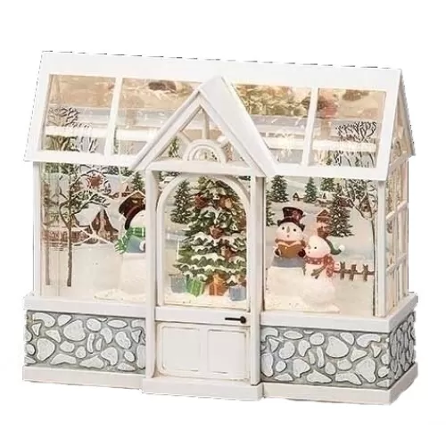 Snowglobes, Waterglobes, And Music Boxes>Tannenbaum Holiday Shop Snowman Choir Swirl Lantern