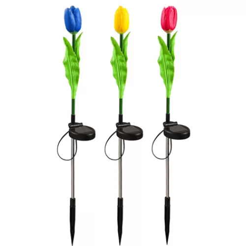 Garden Decor>Tannenbaum Holiday Shop Solar Artificial Garden Stake, 3A