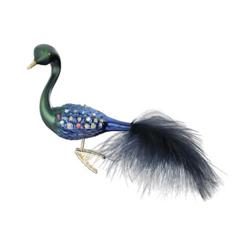 Animal Ornaments^Tannenbaum Holiday Shop Sparkling Peacock