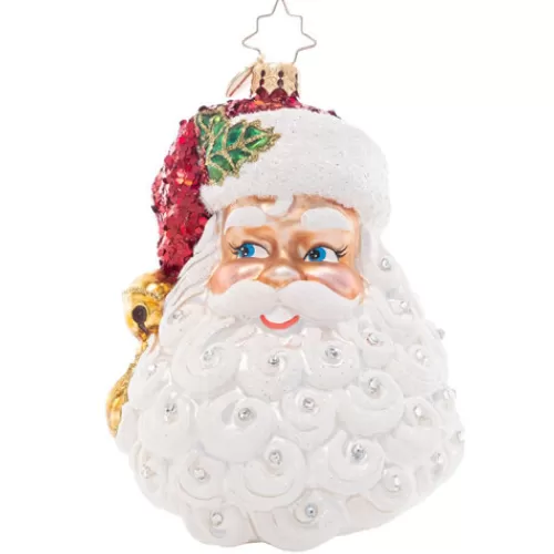 Santa Ornaments^Tannenbaum Holiday Shop Sparkling Saint Nick