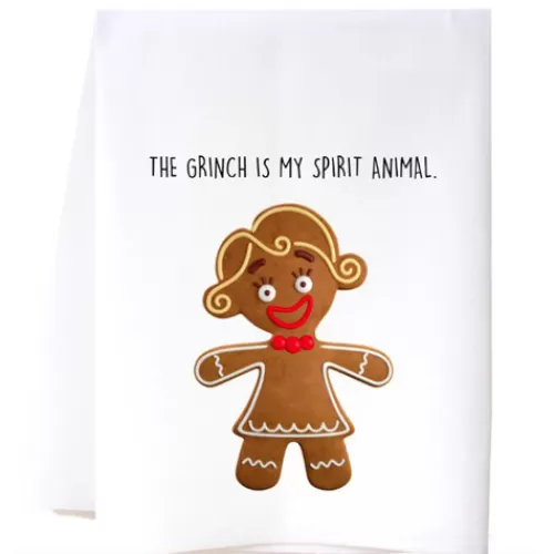 Towels>Tannenbaum Holiday Shop Spirit Animal Flour Sack Towel