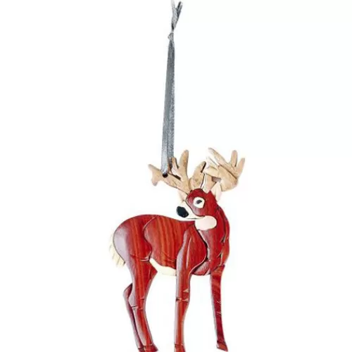 Animal Ornaments^Tannenbaum Holiday Shop Standing Deer Ornament