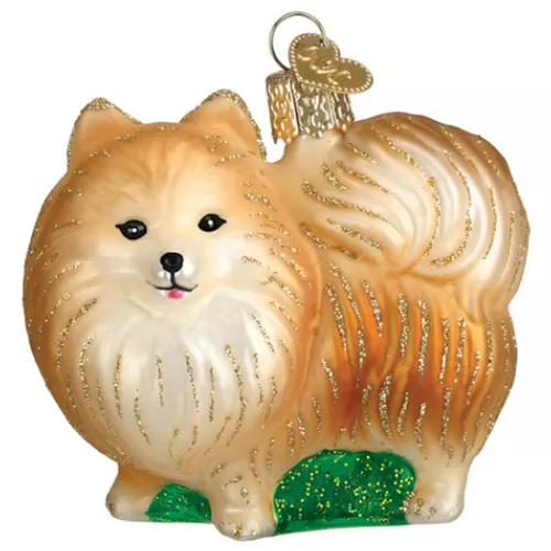 Animal Ornaments^Tannenbaum Holiday Shop Standing Pomeranian